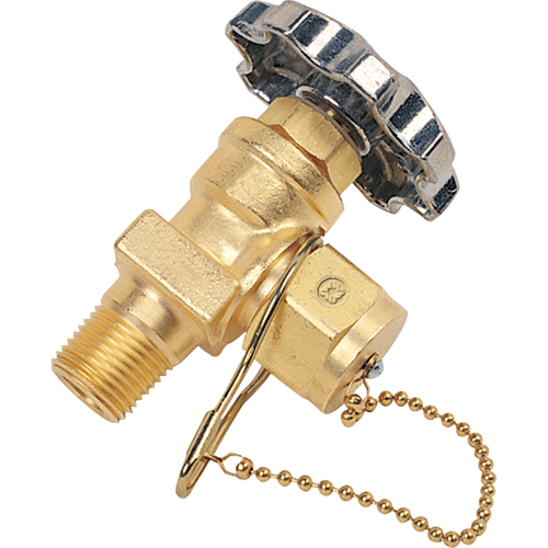 Station Valve with Dust Cap & Chain, Brass Pryde Industrial Inc.