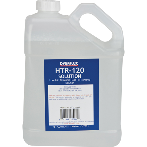 HTR-121 Mild Solution for Heat Tint Removal System Machine, Jug Pryde Industrial Inc.