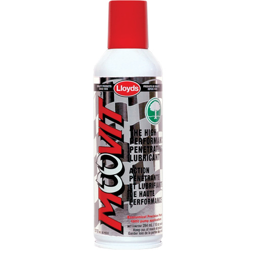 Moovit High Performance Lubricant, Aerosol Can/Trigger Bottle, 10 oz/10 oz. Pryde Industrial Inc.