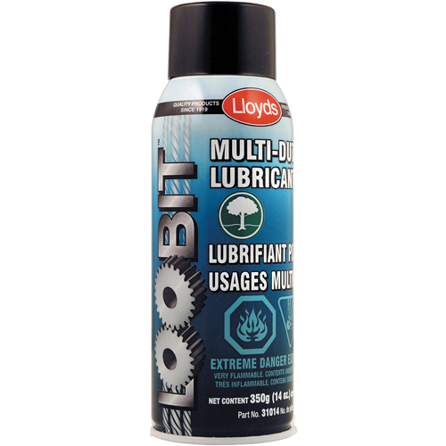 Loobit Multi Lubricant & Wire Rope Dressing, Aerosol Can Pryde Industrial Inc.