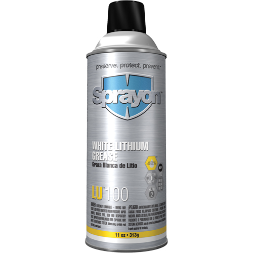 LU100 Lithium Grease, Aerosol Can Pryde Industrial Inc.