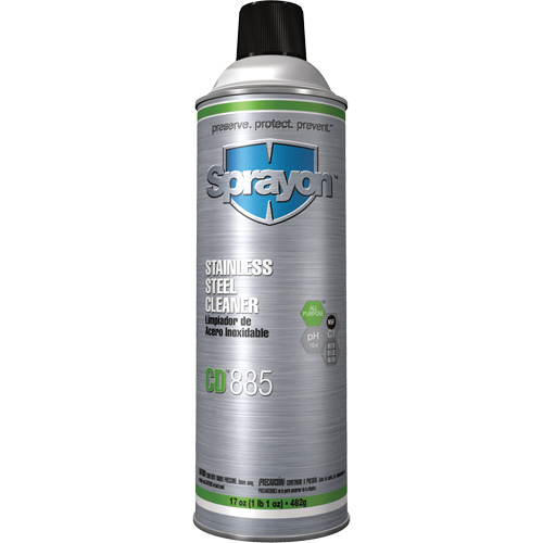 CD885 Stainless Steel Cleaner, 20 oz., Aerosol Can Pryde Industrial Inc.