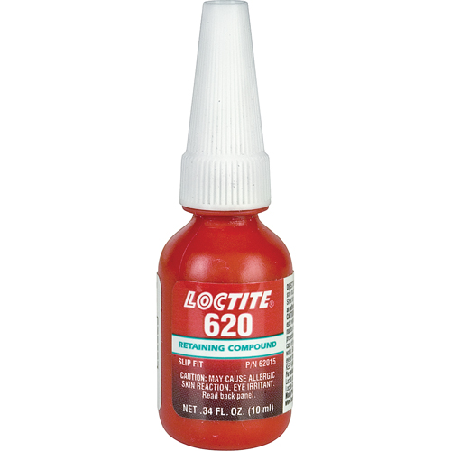 Compos&eacute; de retenue 620 haute temp&eacute;rature, 10 ml, Bouteille, Vert Pryde Industrial Inc.