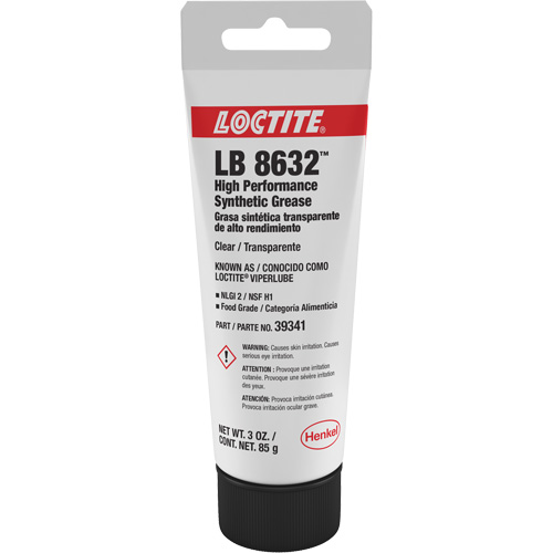 ViperLube&reg; High Performance Clear Synthetic Grease, 3 oz., Tube Pryde Industrial Inc.