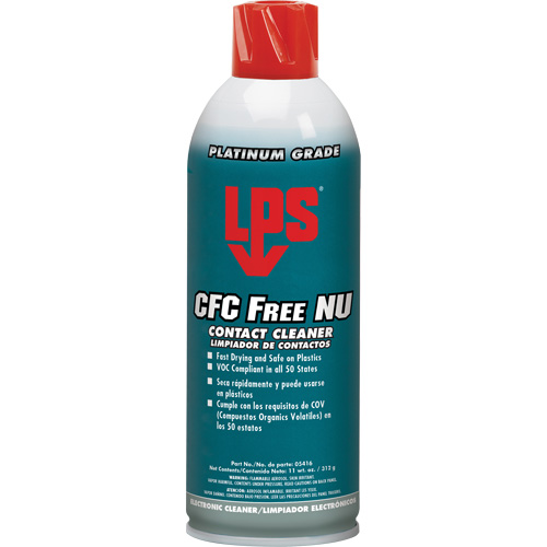 Nettoyant pour contacts NU LVC sans CFC, Canette a&eacute;rosol Pryde Industrial Inc.