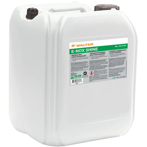 Nettoyant et protecteur de surface en acier inoxydable E-Nox Shine, 20 L, Seau Pryde Industrial Inc.