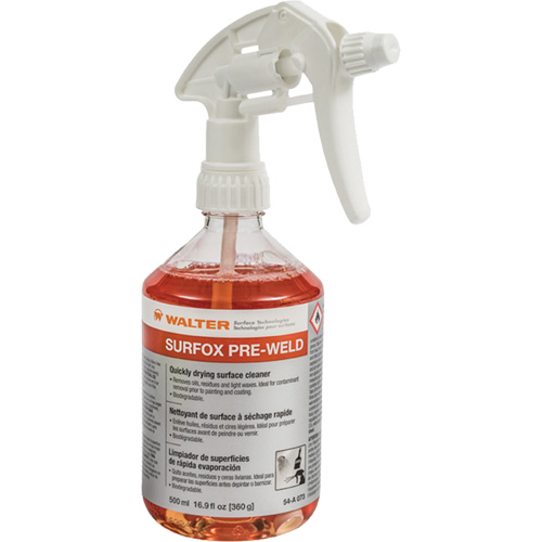 Surfox Pre-Weld, Bouteille &agrave; g&acirc;chette Pryde Industrial Inc.
