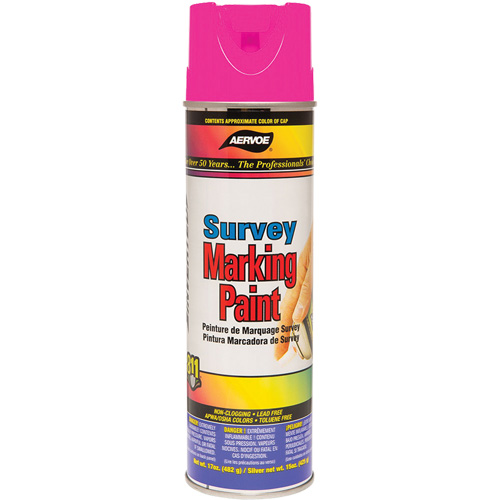 Solvent-Based Marking Paint, 17 oz., Aerosol Can Pryde Industrial Inc.