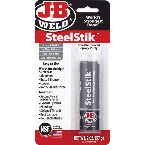 Colle &eacute;poxyde SteelStik, 2 oz, B&acirc;ton, Gris Pryde Industrial Inc.