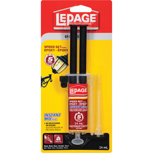 Speed Set Epoxy, 14 ml, Epoxy, Two-Part, Off-White Pryde Industrial Inc.