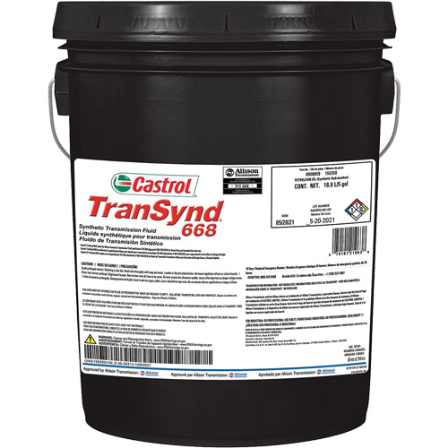 Liquide de transmission automatique enti&egrave;rement synth&eacute;tique TranSynd 668 Pryde Industrial Inc.