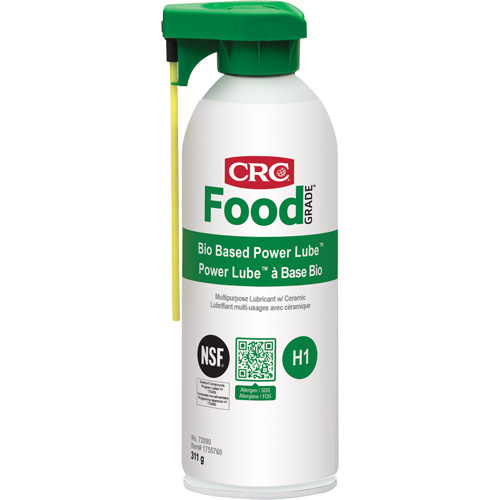 Lubrifiant polyvalent Power Lube biosourc&eacute; FoodGrade avec c&eacute;ramique, Canette a&eacute;rosol Pryde Industrial Inc.