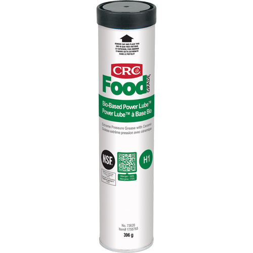 Graisse &agrave; pression extr&ecirc;me Power Lube biosourc&eacute; FoodGrade avec c&eacute;ramique, Cartouche Pryde Industrial Inc.