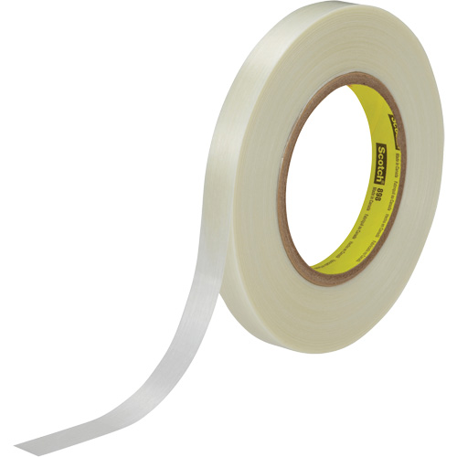 Scotch&reg; Filament Tape, 6.6 mils Thick, 9 mm (0.35") x 55 m (180')  Pryde Industrial Inc.