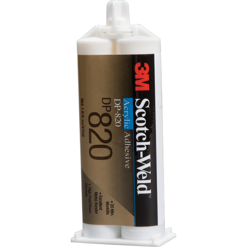 Adh&eacute;sif acrylique Scotch-Weld, Deux composants, Cartouche double, 1,6 oz liq., Blanc cass&eacute; Pryde Industrial Inc.