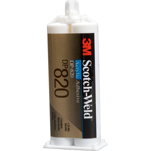 Scotch-Weld Acrylic Adhesive, Two-Part, Dual Cartridge, 400 ml, Off-White Pryde Industrial Inc.