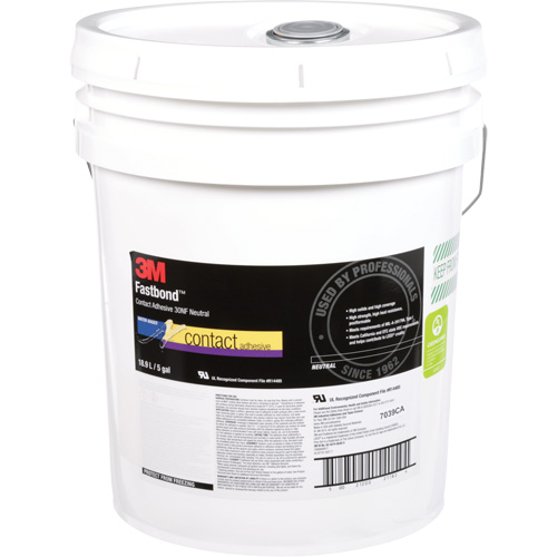 Adh&eacute;sif contact, Baril, 5 gal. Pryde Industrial Inc.