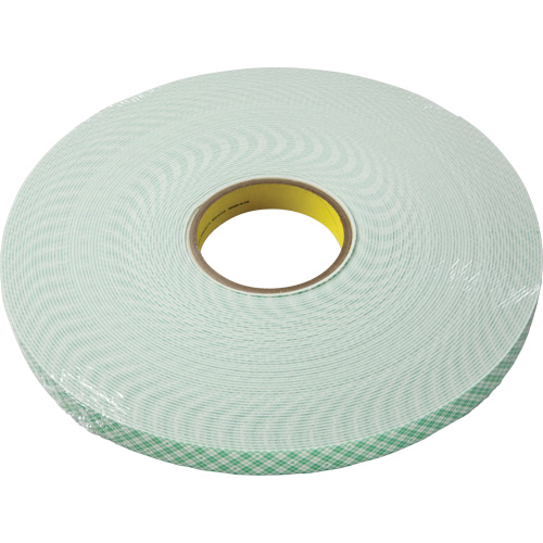 Double-Coated Foam Tape, 33 m (108') L x 18 mm (3/4") W, 62.5 mils, Urethane Pryde Industrial Inc.