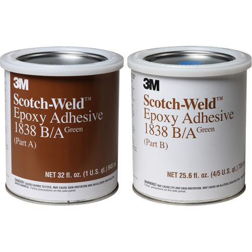 Scotch-Weld Adhesive, 32 fl. oz., Pail, Two-Part, Green Pryde Industrial Inc.