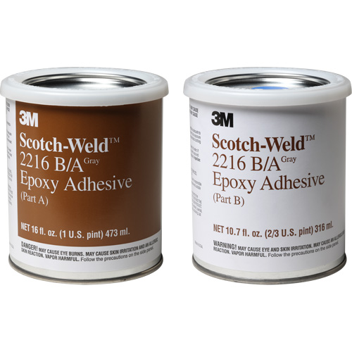 Adh&eacute;sif Scotch-Weld, 32 oz liq., Trousse, Deux composants, Gris Pryde Industrial Inc.