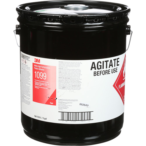 Scotch-Weld Nitrile High-Performance Adhesive, 5 gal., Pail, Yellow Pryde Industrial Inc.