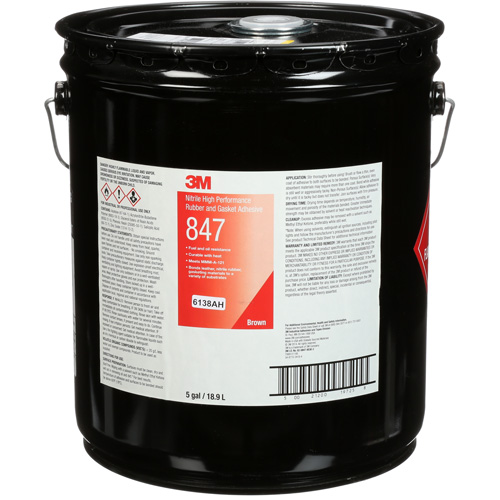 Adh&eacute;sif haute performance pour caoutchouc et joints Scotch-Weld, Seau, Brun Pryde Industrial Inc.