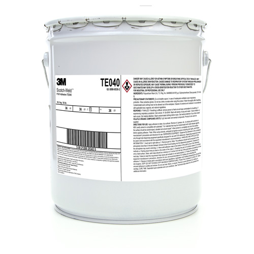 Adh&eacute;sif PUR Scotch-Weld, 5 gal., Seau, Transparent Pryde Industrial Inc.