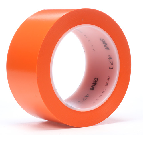 Ruban en vinyle 471, 19 mm (3/4") la x 32,9 m (108') lo, 5,2 mils, Orange Pryde Industrial Inc.
