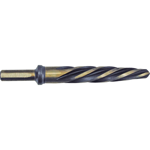 Jet-Kut&reg; Black & Gold Premium Car Reamer, 3/4", Spiral Flute, High Speed Steel, 3-Flat Shank Pryde Industrial Inc.