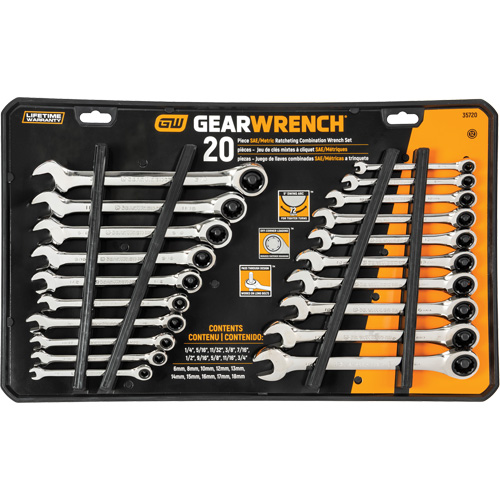 72-Tooth Combination Wrench Set Pryde Industrial Inc.