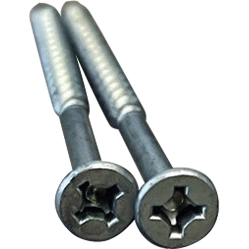 Phillips/Square Particle Board Screw, #8 x 3" L, Plain Pryde Industrial Inc.