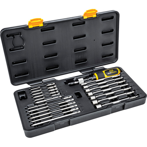 Jeu de tournevis dynamom&eacute;triques 1/4" 20 mcx, Gamme de couple 10 - 50 lb-po, 16" Longueur Pryde Industrial Inc.