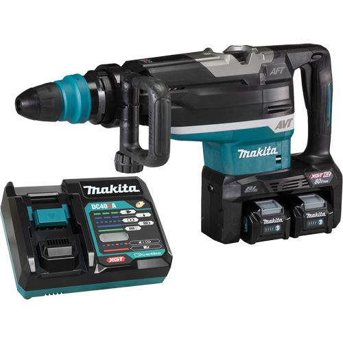 XGT Brushless Cordless SDS-Max Rotary Hammer, 80 V, 2", 16 ft-lbs, 150-310 RPM Pryde Industrial Inc.