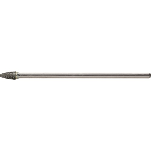 Solid Carbide Burr, SF-1L6, 1/4" Dia., 1/2" Depth of Cut Pryde Industrial Inc.
