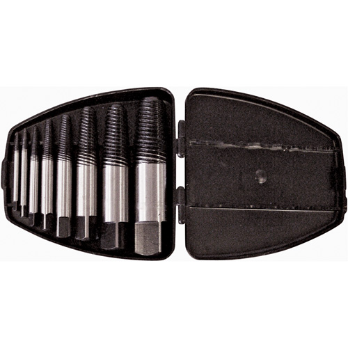 Screw Extractor Set, 8 Pieces Pryde Industrial Inc.