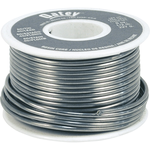 M&eacute;tal d'apport 60/40, &agrave; base de plomb, 60 % d'&eacute;tain, 40 % de plomb, &acirc;me Colophane, dia. 0,063" Pryde Industrial Inc.