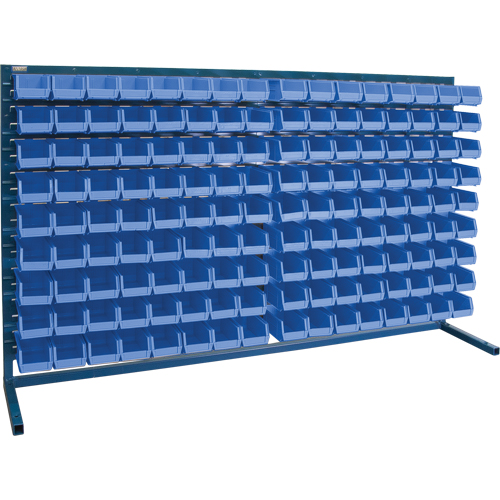 Rayonnage &agrave; persienne avec bacs, 144 bacs, 72" la x 15" p x 40" h Pryde Industrial Inc.