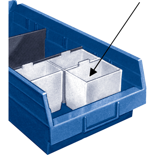 Bacs de rangement pour tablettes - Compartiments Pryde Industrial Inc.