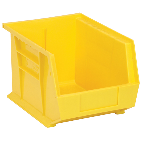 Ultra Stack & Hang Bin, 8-1/4" W x 7" H x 10-3/4" D, Yellow Pryde Industrial Inc.