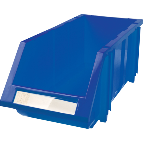 Bac empilable & &agrave; suspendre, 7-7/8" la, 7" h x 17-11/16" p, Bleu Pryde Industrial Inc.