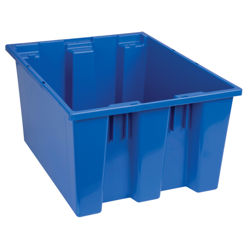Contenants Stack & Nest, 10" x 19,5" x 15,5", Bleu Pryde Industrial Inc.