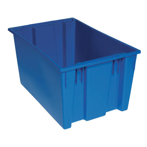 Contenants Stack & Nest, 15" x 29,5" x 19,5", Bleu Pryde Industrial Inc.