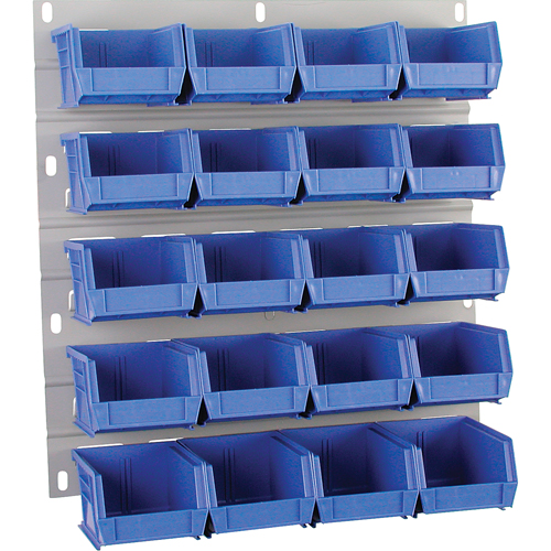 Panneau &agrave; suspendre, 20 bacs, 18" la x 1" p x 19" h Pryde Industrial Inc.