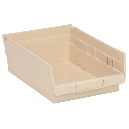 Bac pour &eacute;tag&egrave;re &eacute;conomique, 8-3/8" la, 4" h x 11-5/8" p, Ivoire Pryde Industrial Inc.