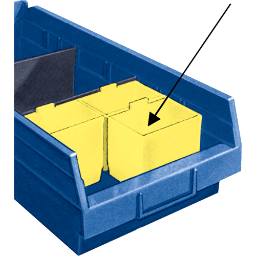 Bacs de rangement pour tablettes - Compartiments Pryde Industrial Inc.
