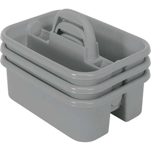 BOITE RANGEMENT,OUTILS,18 1/4X13 3/4X8 3/4,GRIS, 8-3/4" x 13-3/8" x 13-3/8", Gris Pryde Industrial Inc.