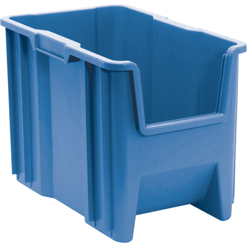 Giant Stacking Containers, 10.875" W x 17.5" D x 12.5" H, Blue Pryde Industrial Inc.