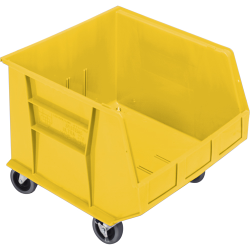 Bac mobile, 14" ha x 16-1/2" la x 18" p, Capacit&eacute; de 75 lb, Jaune Pryde Industrial Inc.