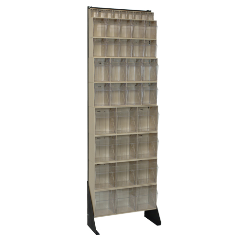 Support pour bacs basculants, 23-5/8" la x 8" p x 75" h, 36 tiroirs Pryde Industrial Inc.