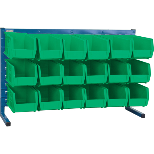 Rayonnage &agrave; persienne avec bacs, 18 bacs, 36" la x 8-1/4" p x 22" h Pryde Industrial Inc.